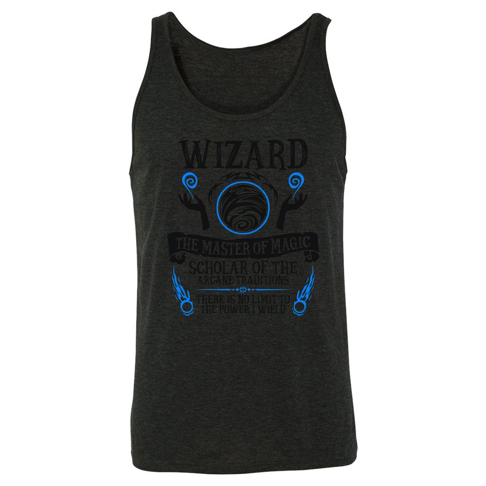 Unisex Jersey Tank - 76UFKRZ5 - Charcoal Black Triblend - 5