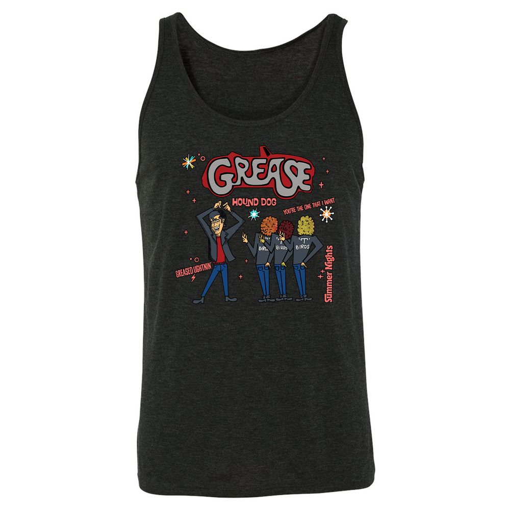 Grease Musical - Charcoal Black Triblend - 5
