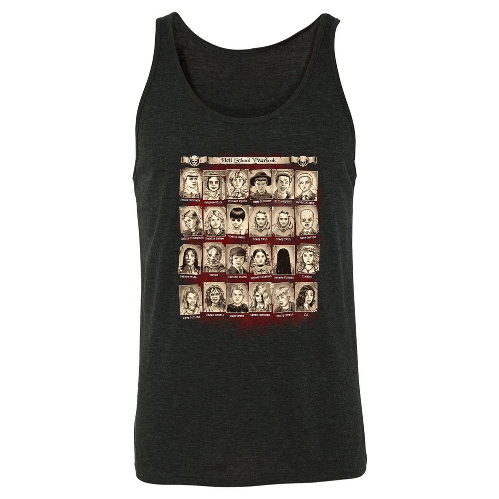 Unisex Jersey Tank - M93DHDC5 - Charcoal Black Triblend - 5