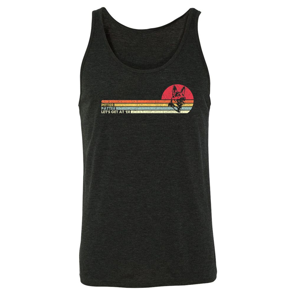 Unisex Jersey Tank - V4GXAQU7 - Charcoal Black Triblend - 5