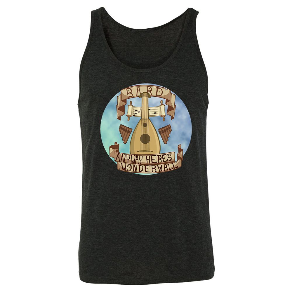 Unisex Jersey Tank - YLXFCFTT - Charcoal Black Triblend - 5