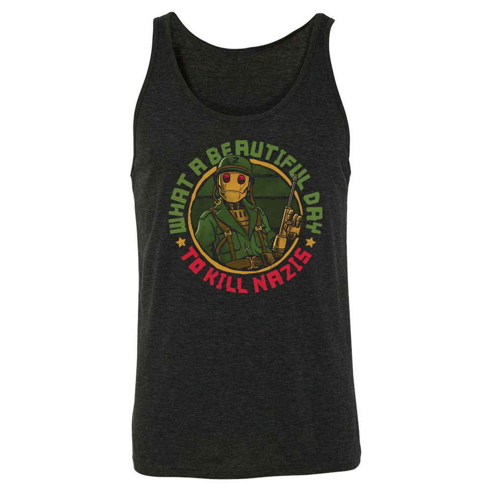 Unisex Jersey Tank - CTDDAY44 - Charcoal Black Triblend - 5