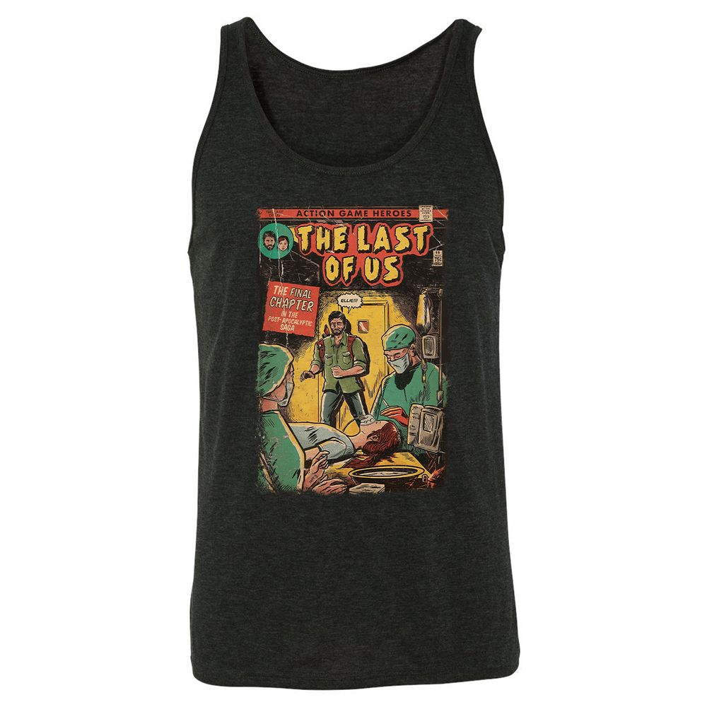 Unisex Jersey Tank - Q17VVZR2 - Charcoal Black Triblend - 5