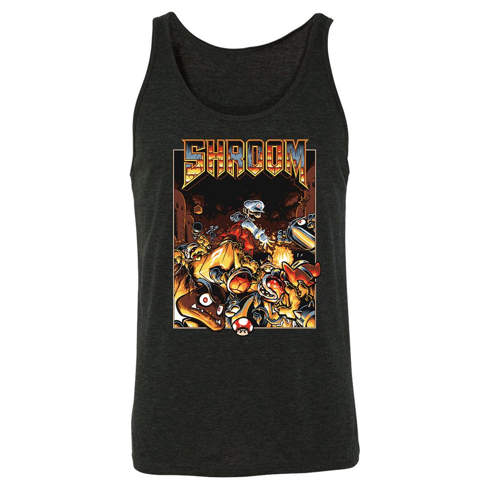 Unisex Jersey Tank - Y52ZU5TG - Charcoal Black Triblend - 5