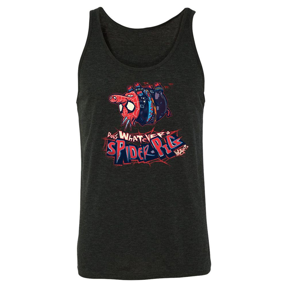 Unisex Jersey Tank - HBL1XULQ - Charcoal Black Triblend - 5