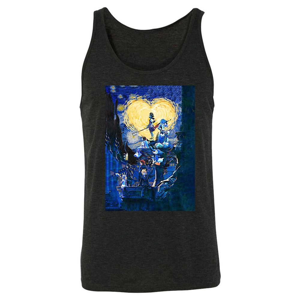 Unisex Jersey Tank - QUA88TEH - Charcoal Black Triblend - 5