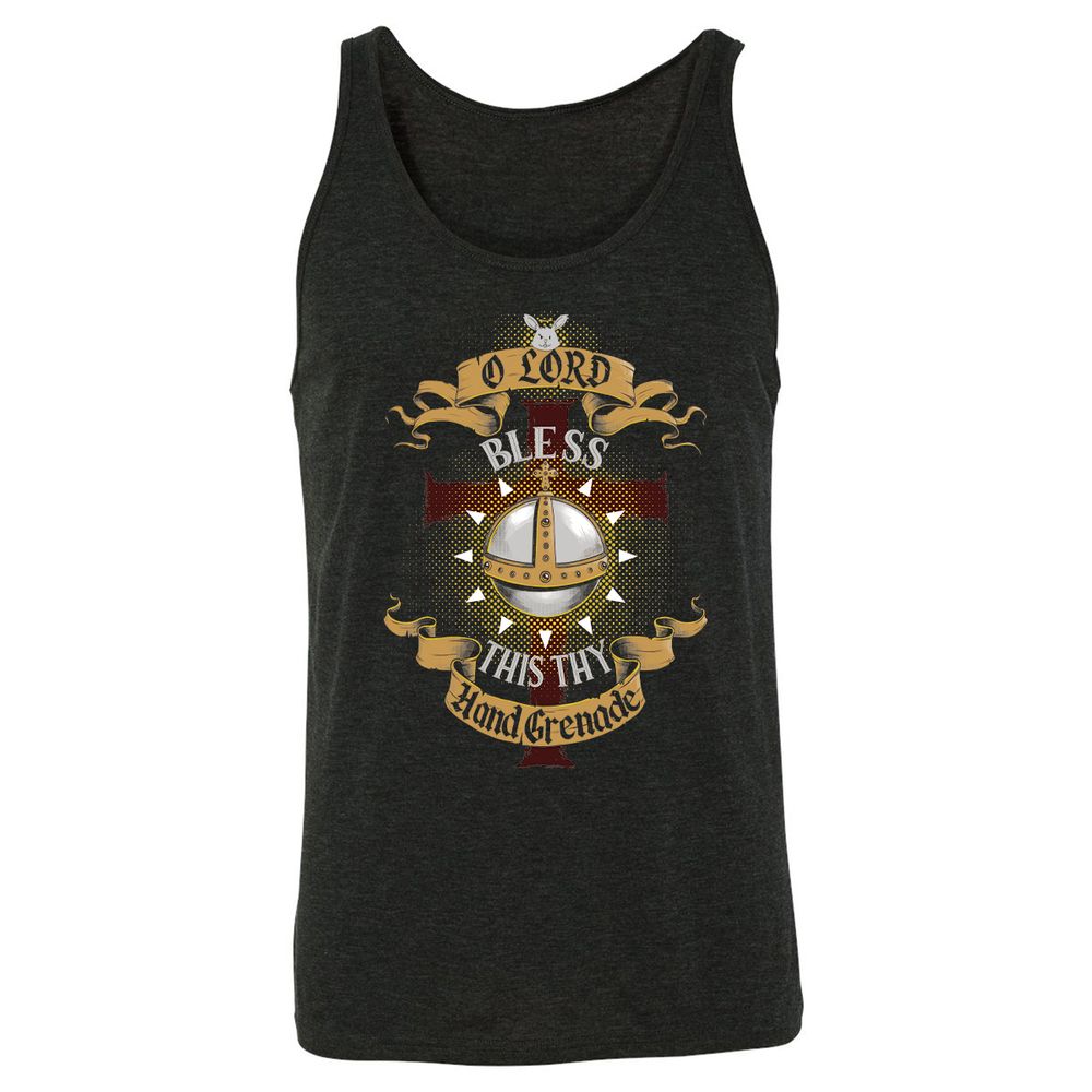 Unisex Jersey Tank - 21EUPT2U - Charcoal Black Triblend - 5