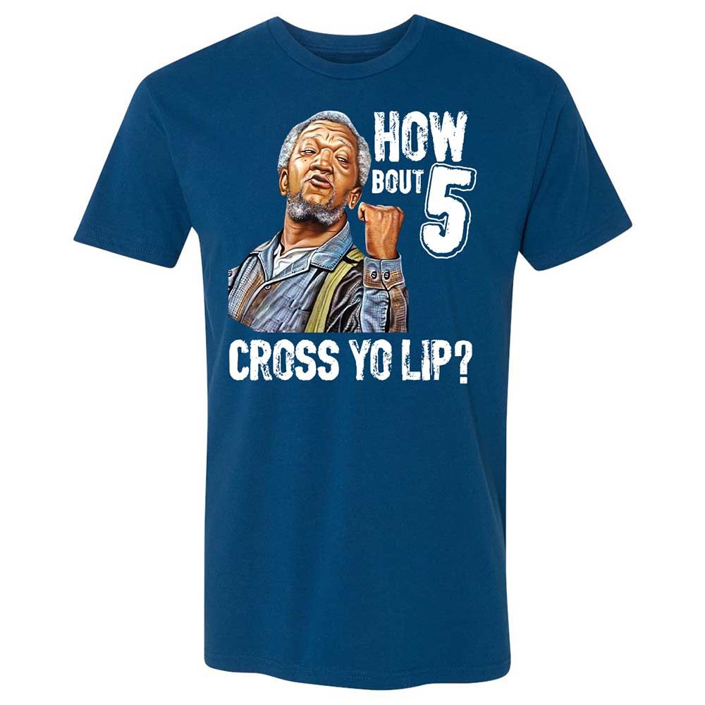How bout 5 cross yo lip - Cool Blue - 5