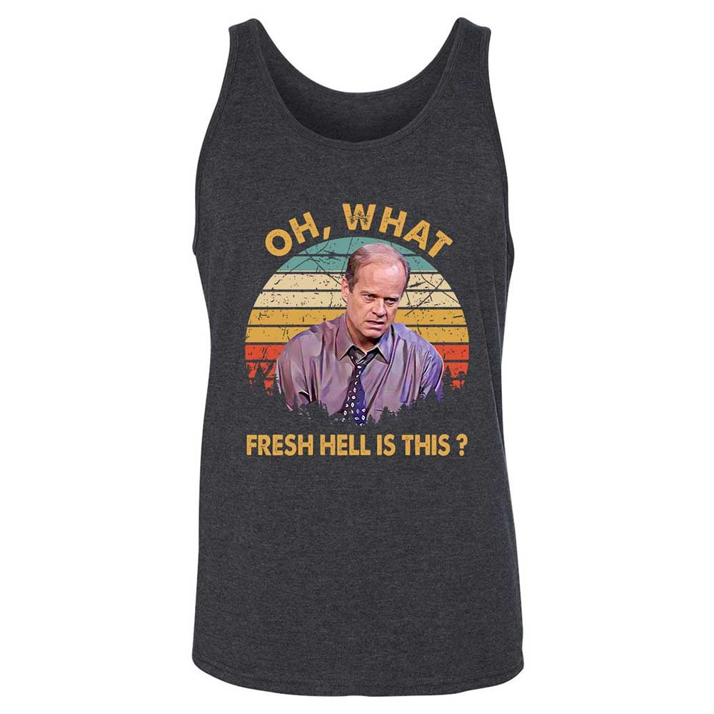 Oh What Fresh Hell Is This - Dark Grey Heather - 5
