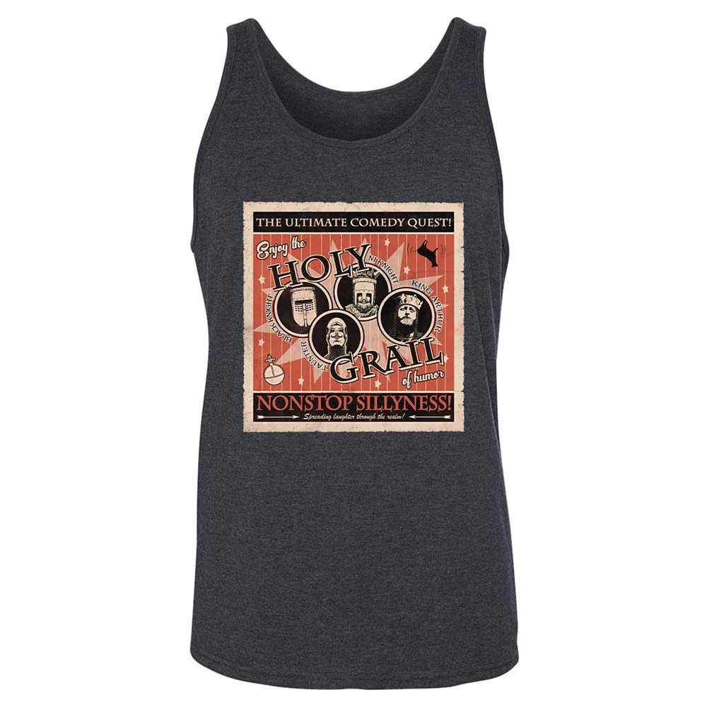 Unisex Jersey Tank - GVLEUX77 - Dark Grey Heather - 5
