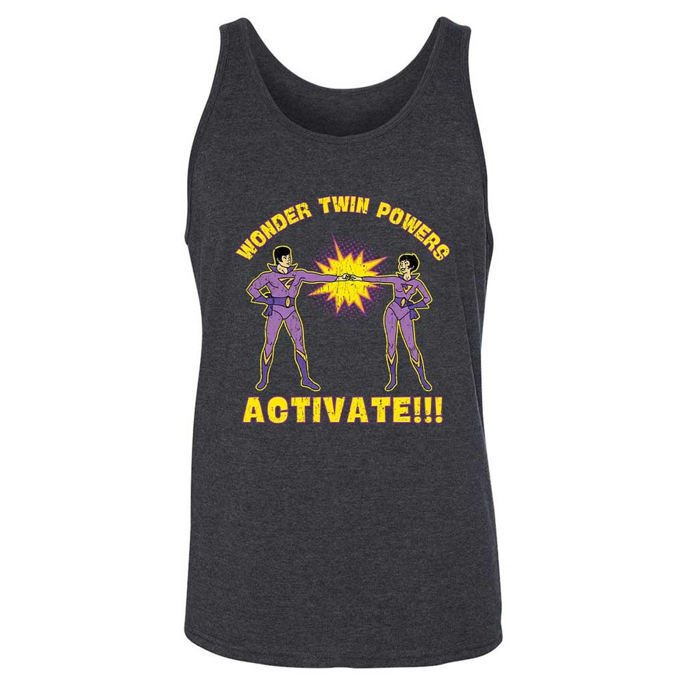 Unisex Jersey Tank - QCM35JYC - Dark Grey Heather - 5