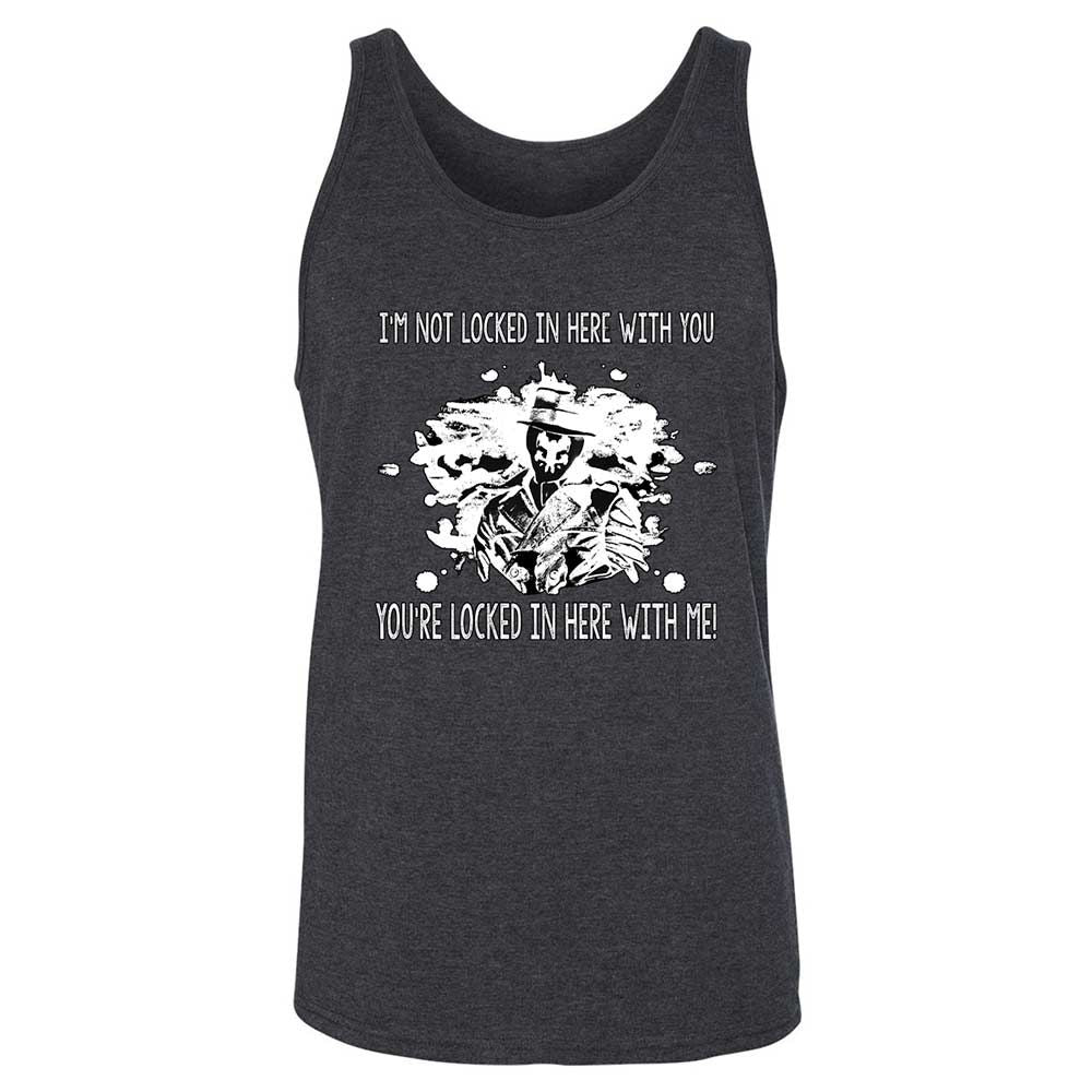 I'm not locked in here with you - Dark Grey Heather - 5