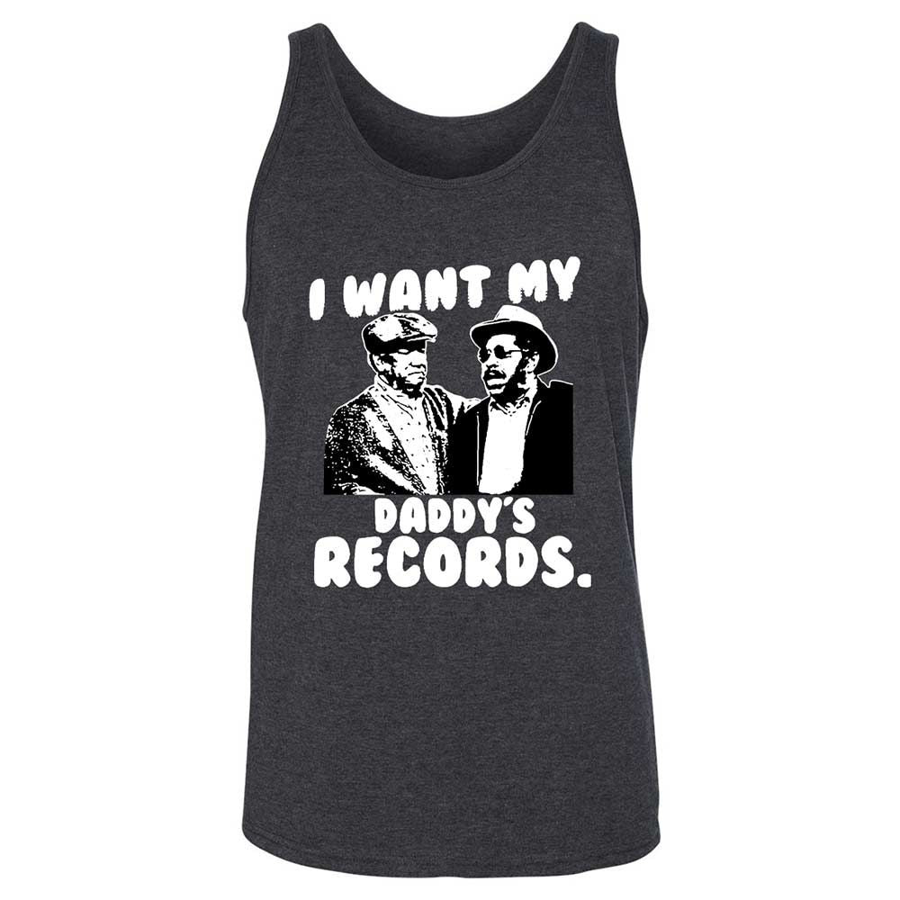 I Want My Daddy's Records - Dark Grey Heather - 5