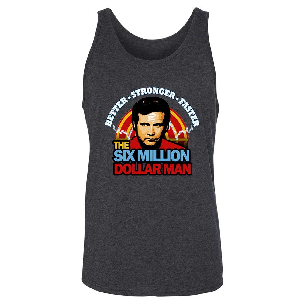 Unisex Jersey Tank - 3496ML1F - Dark Grey Heather - 5