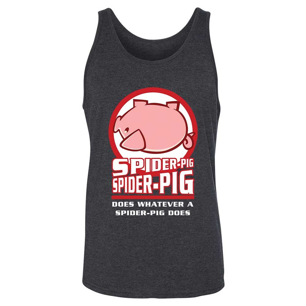 Spider-Pig, Spider-Pig - Dark Grey Heather - 5
