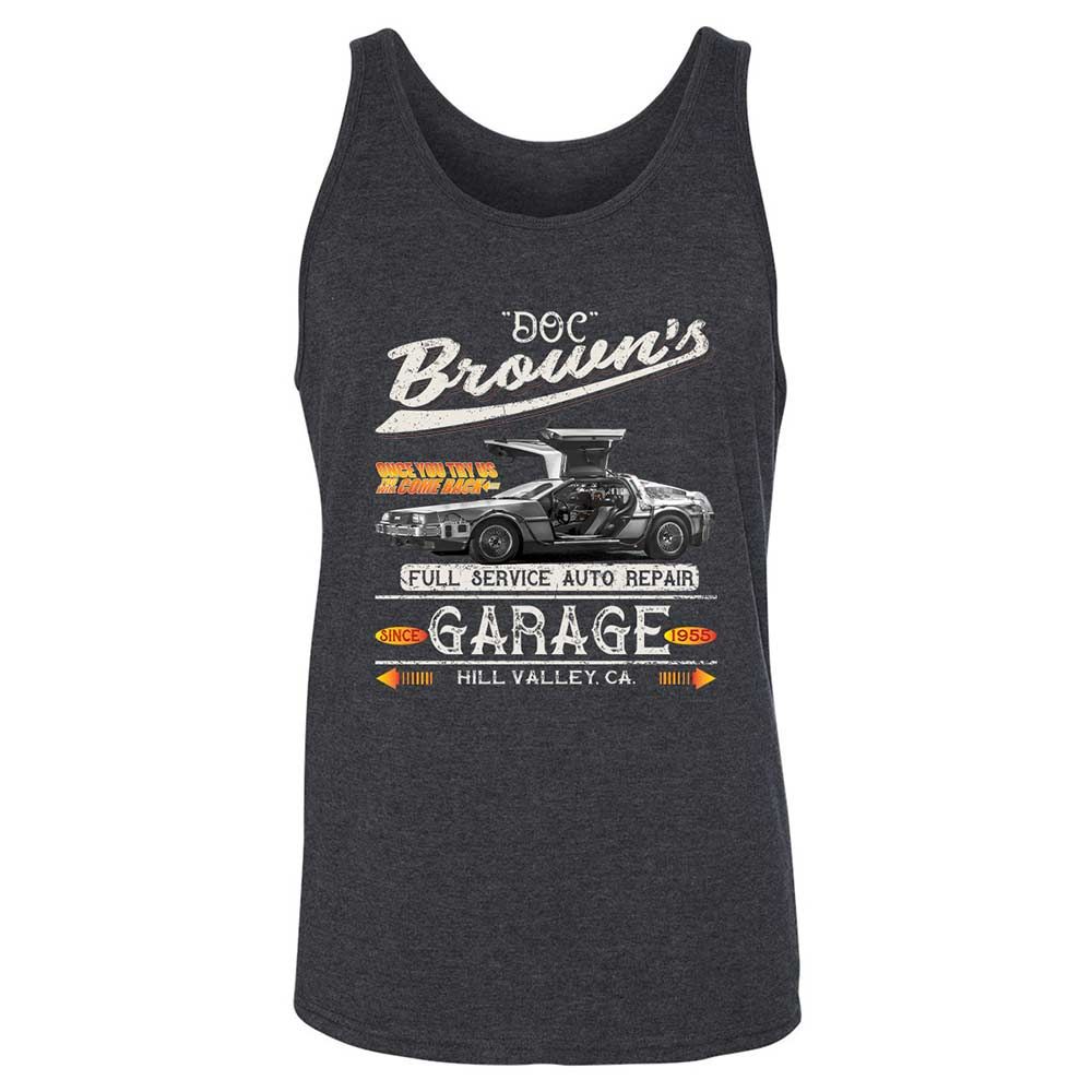 Unisex Jersey Tank - 7MBFFWCB - Dark Grey Heather - 5