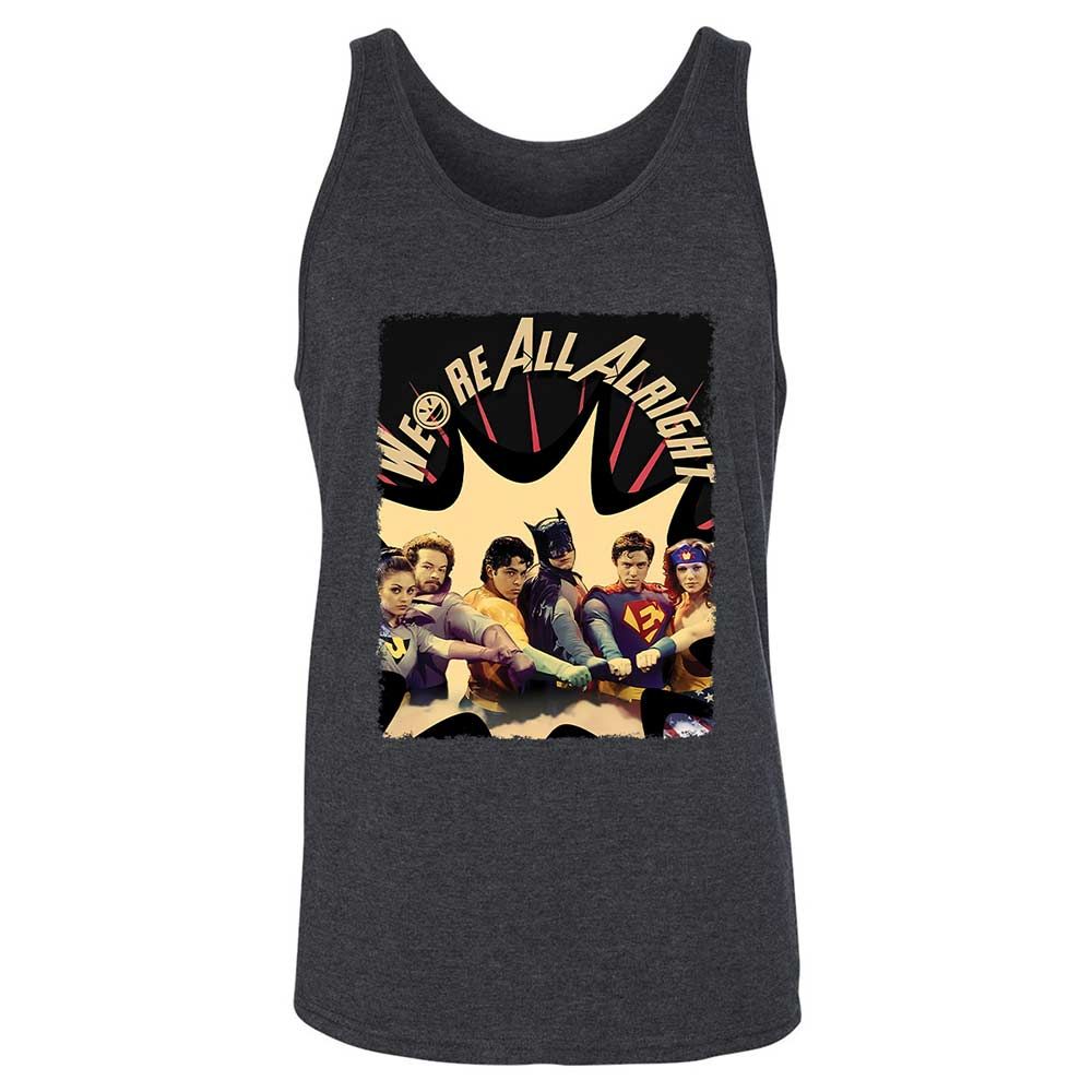Unisex Jersey Tank - VBSJGR63 - Dark Grey Heather - 5
