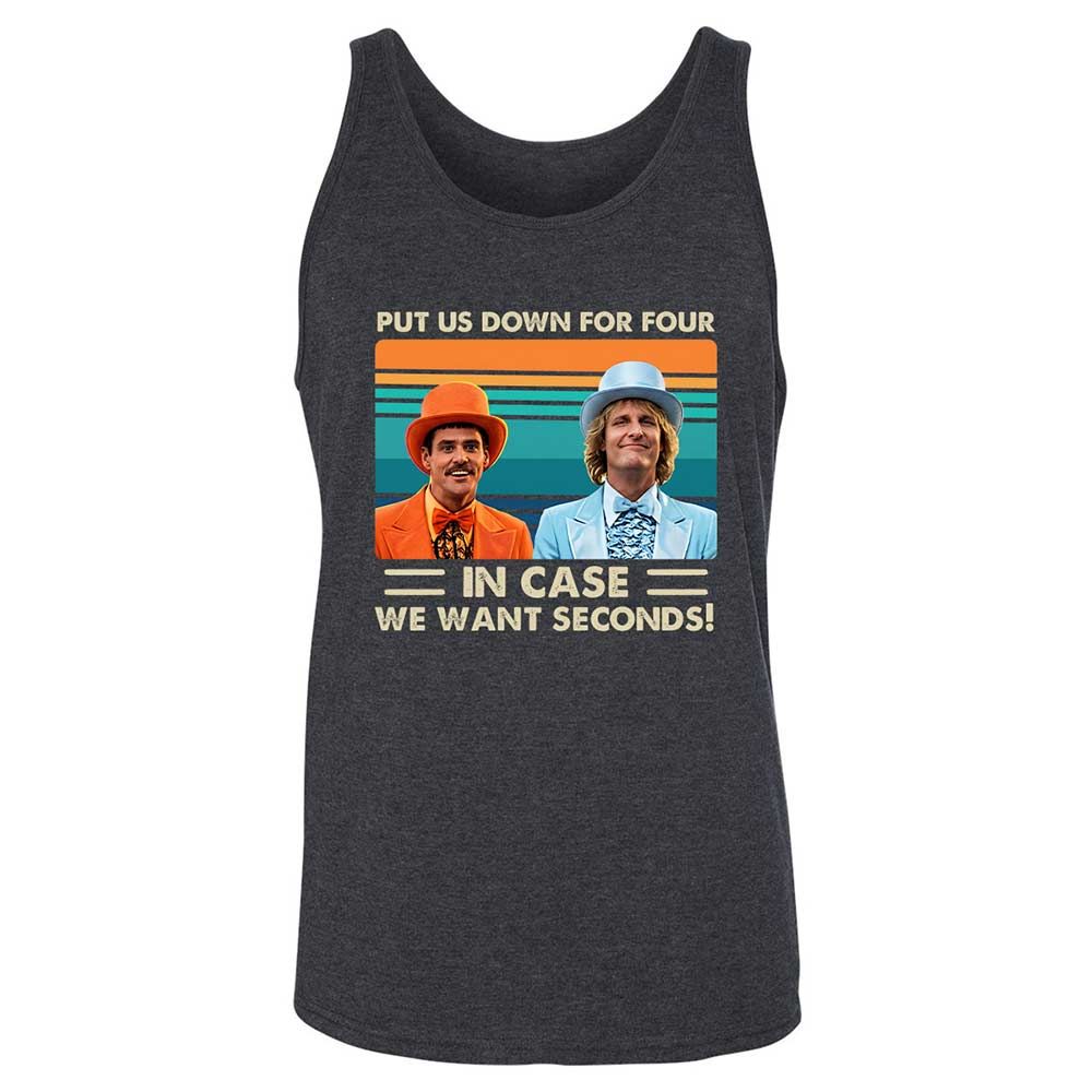 Unisex Jersey Tank - QQ3TM5U2 - Dark Grey Heather - 5