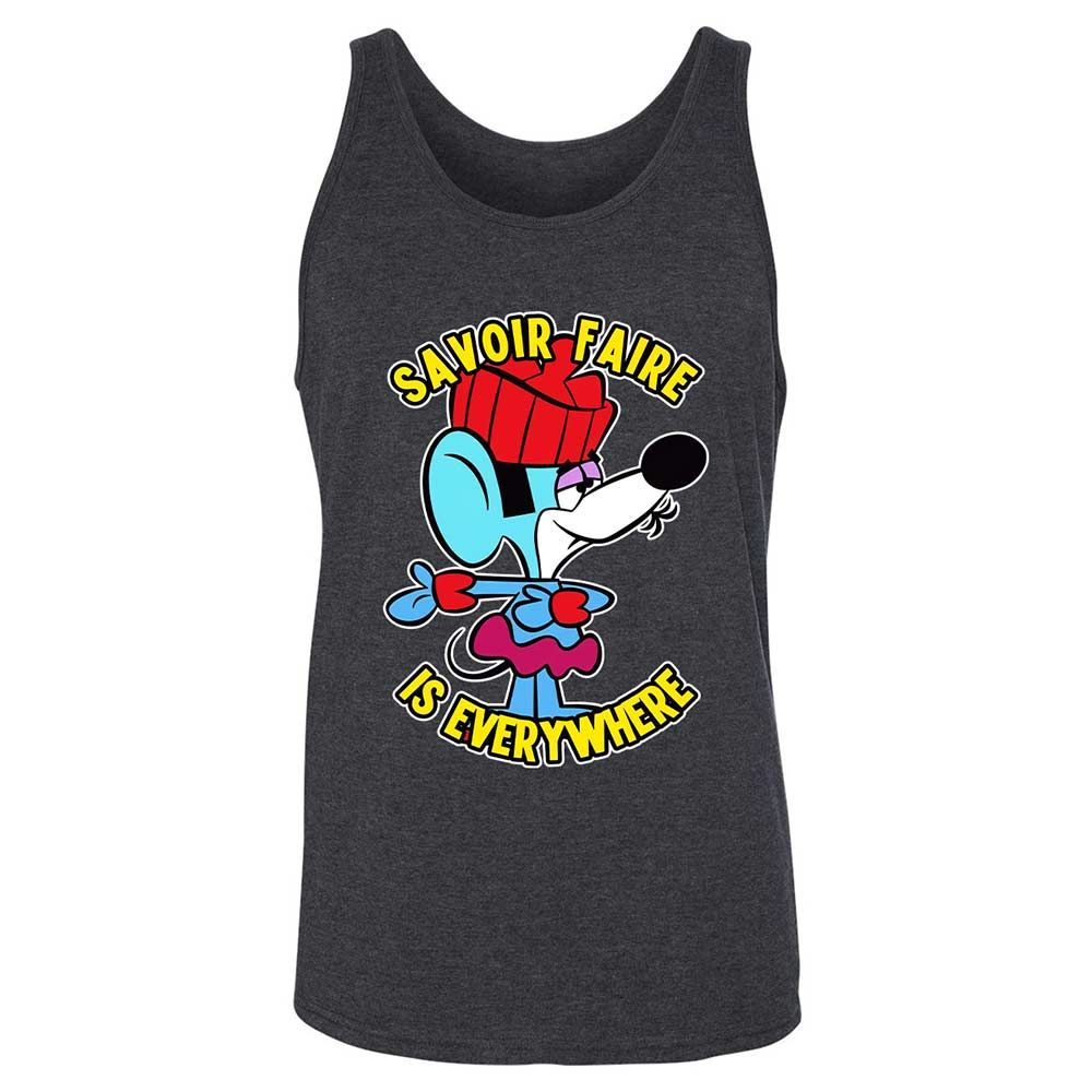 Unisex Jersey Tank - PXLPJG1N - Dark Grey Heather - 5