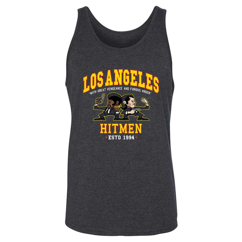 Unisex Jersey Tank - CQ6P96FL - Dark Grey Heather - 5