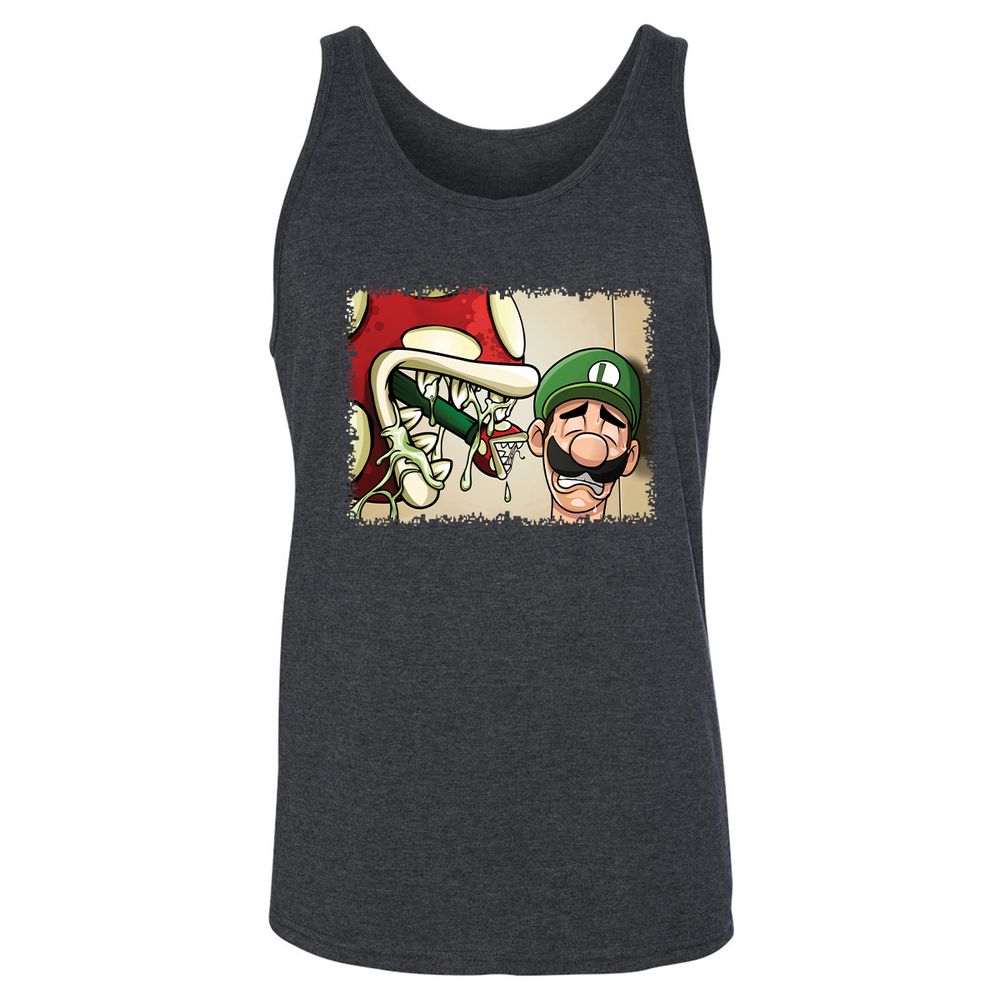 Unisex Jersey Tank - 4F9A8DKC - Dark Grey Heather - 5