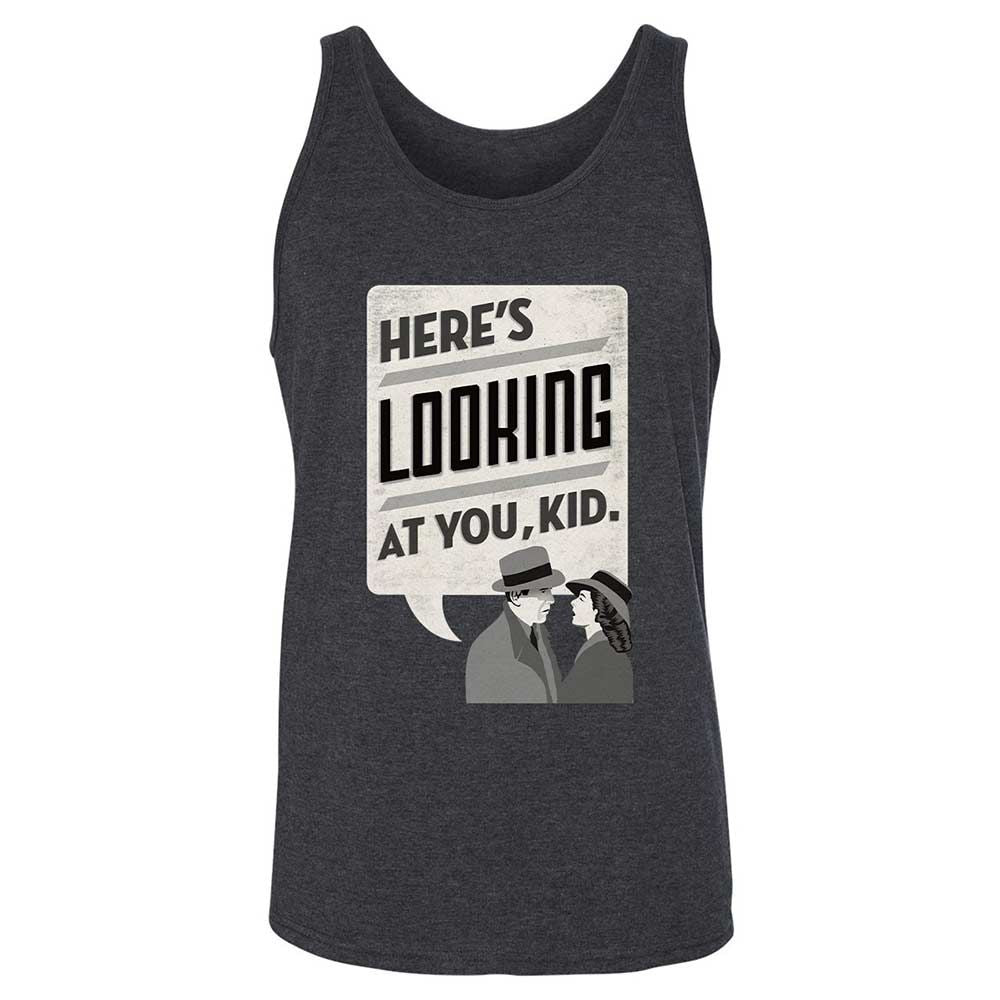 Here's Looking at You Kid - Dark Grey Heather - 5