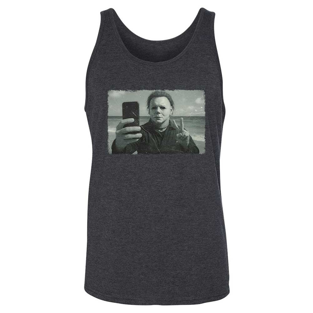 Unisex Jersey Tank - 5H7LN5U5 - Dark Grey Heather - 5