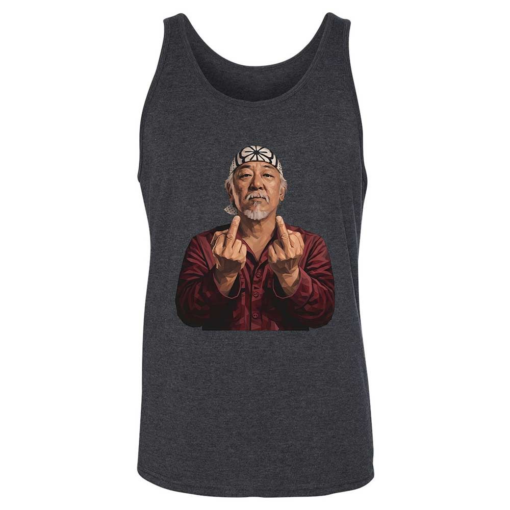 Unisex Jersey Tank - R8R5GDH8 - Dark Grey Heather - 5