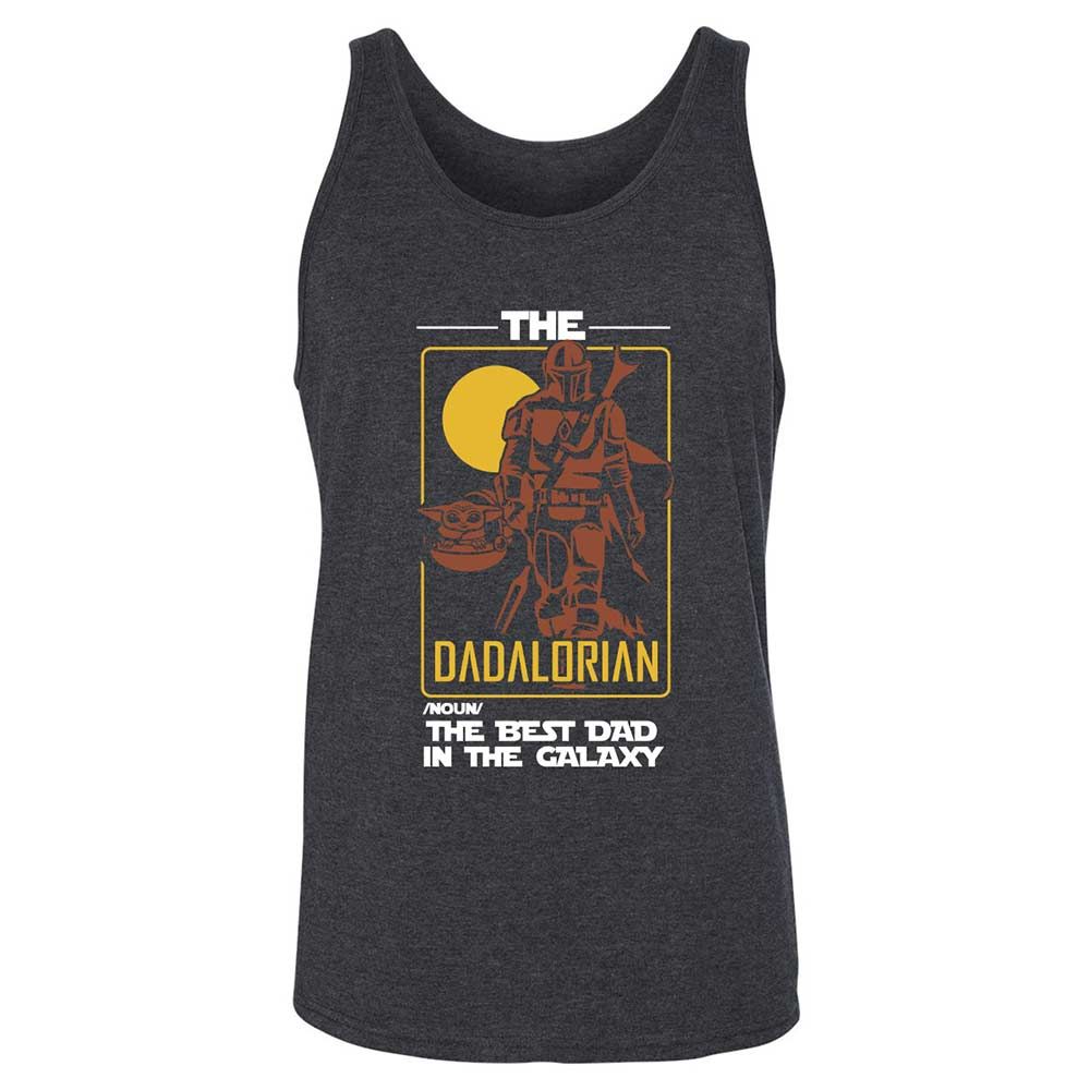 The Dadalorian The Best Dad In The Galaxy - Dark Grey Heather - 5
