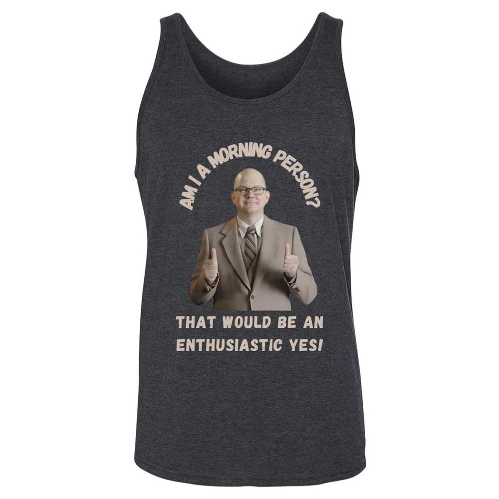 Unisex Jersey Tank - AFRJAAD3 - Dark Grey Heather - 5
