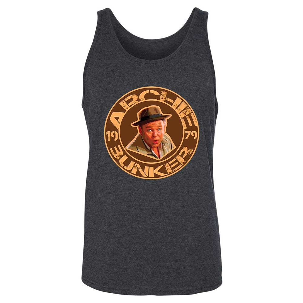 Unisex Jersey Tank - RHSFF1DE - Dark Grey Heather - 5