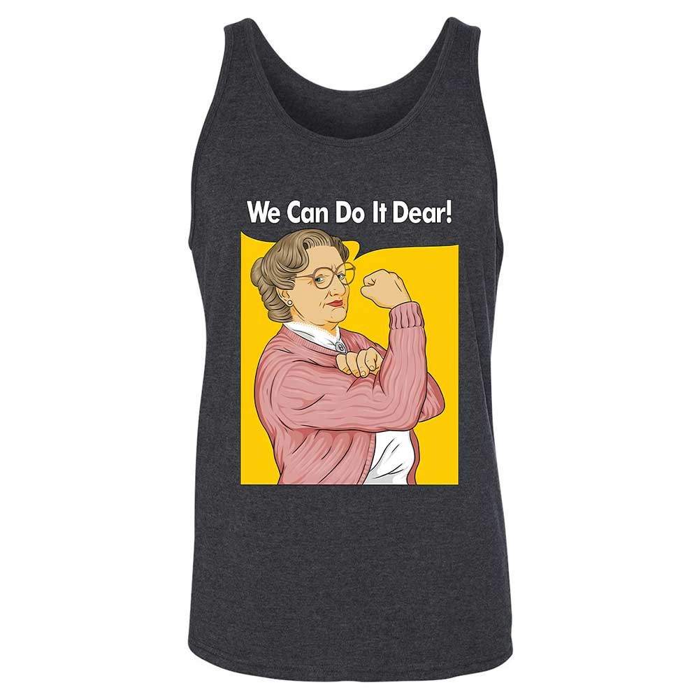 We Can Do It Dear - Dark Grey Heather - 5