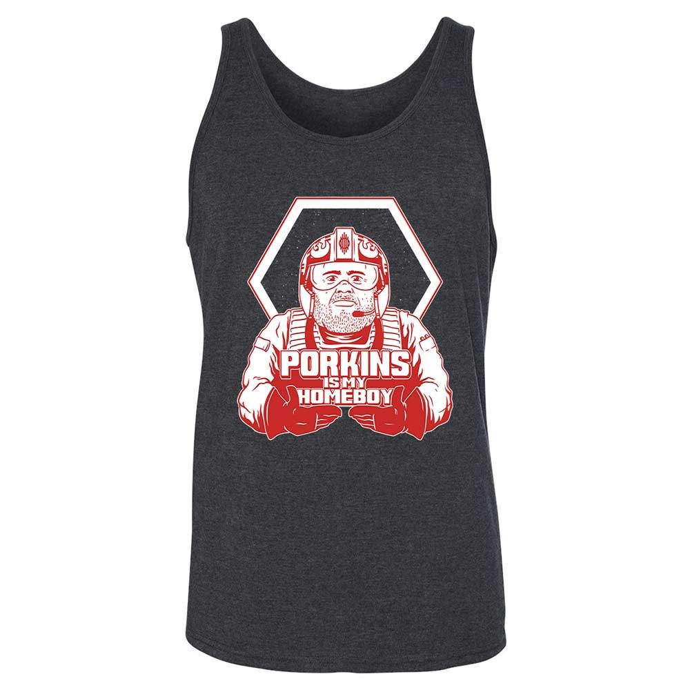 Porkins Is My Homeboy - Dark Grey Heather - 5