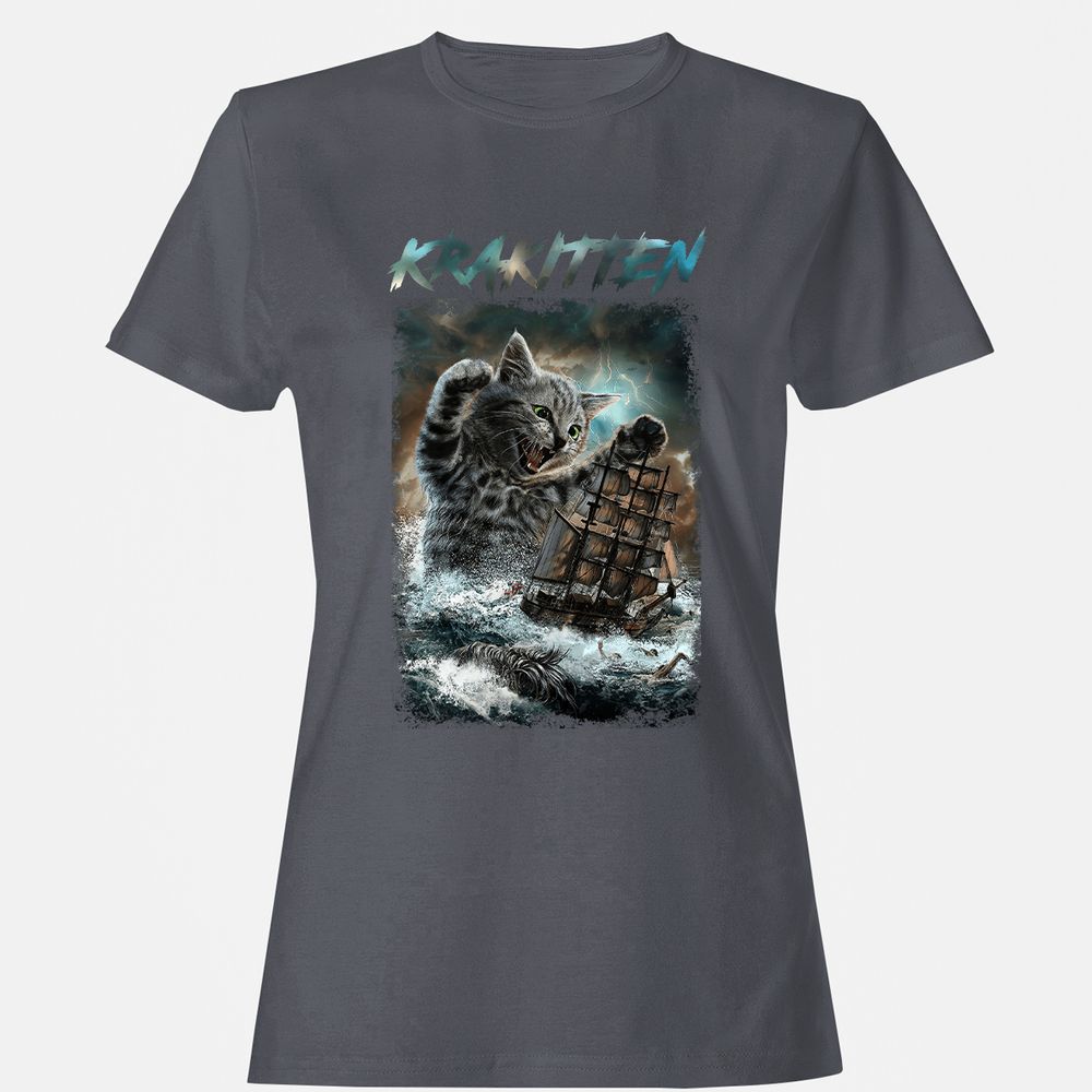 Women's T-Shirt - 9NCD9F6A - Dark Heather - 5