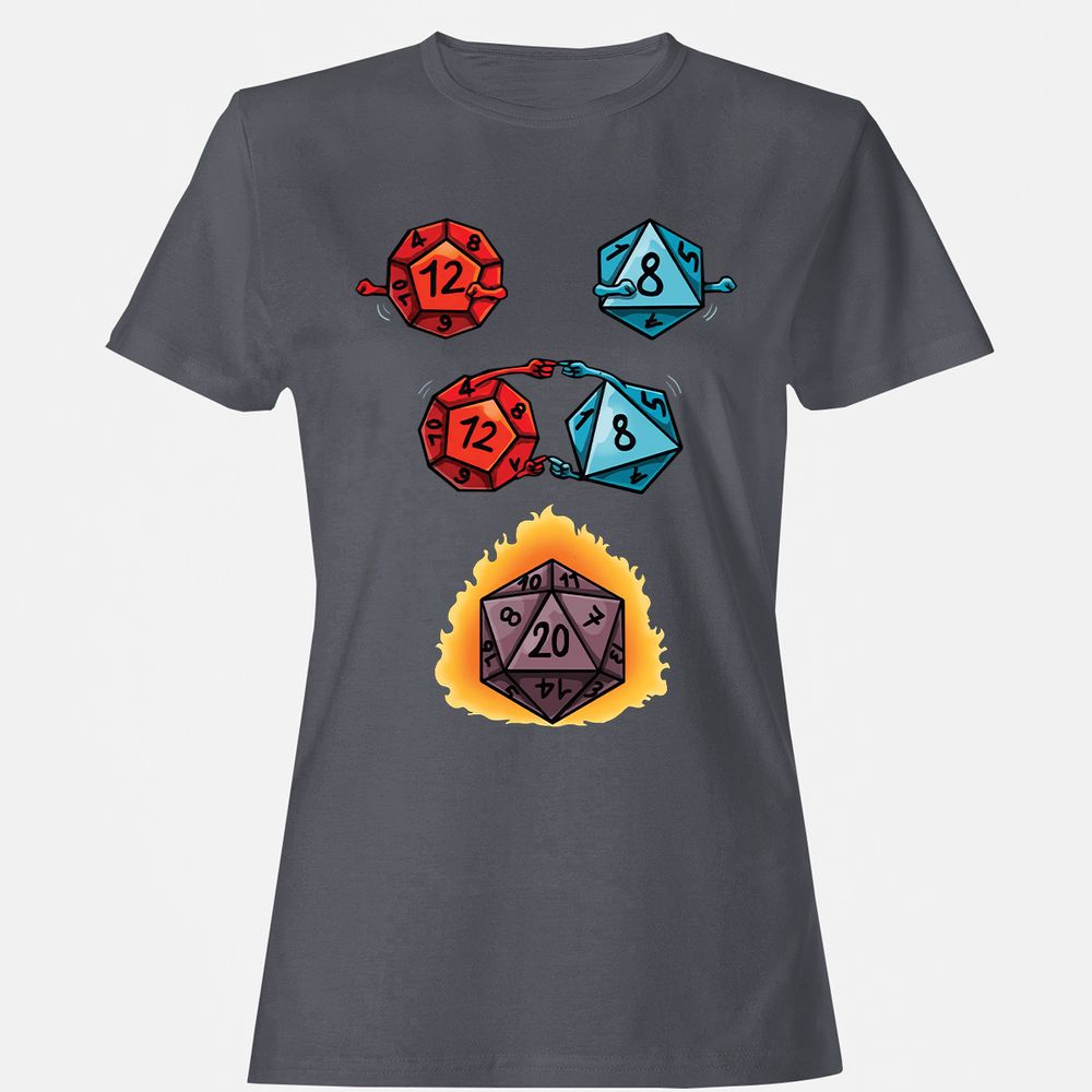 Women's T-Shirt - BS7XQ86N - Dark Heather - 5