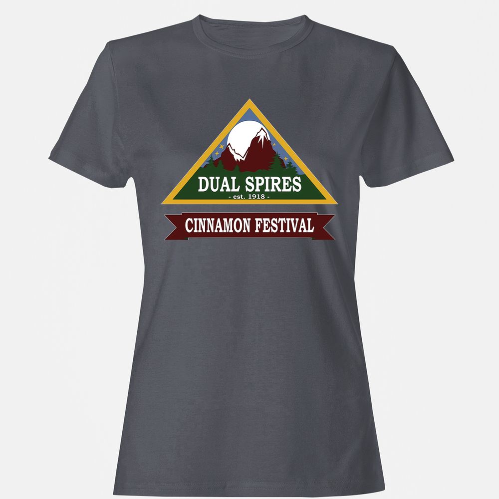 Women's T-Shirt - 2A6AHNHF - Dark Heather - 5