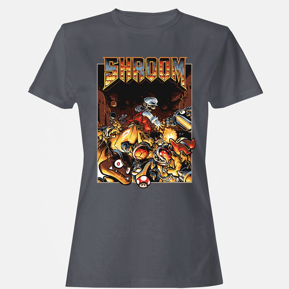 Women's T-Shirt - E51NDWD4 - Dark Heather - 5
