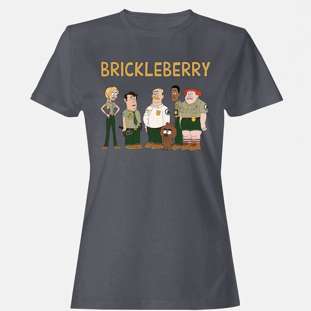 Women's T-Shirt - B3PF1DQR - Dark Heather - 5