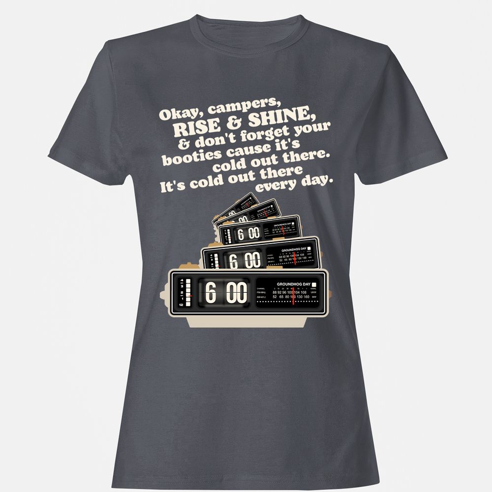 Women's T-Shirt - B597QEYG - Dark Heather - 5