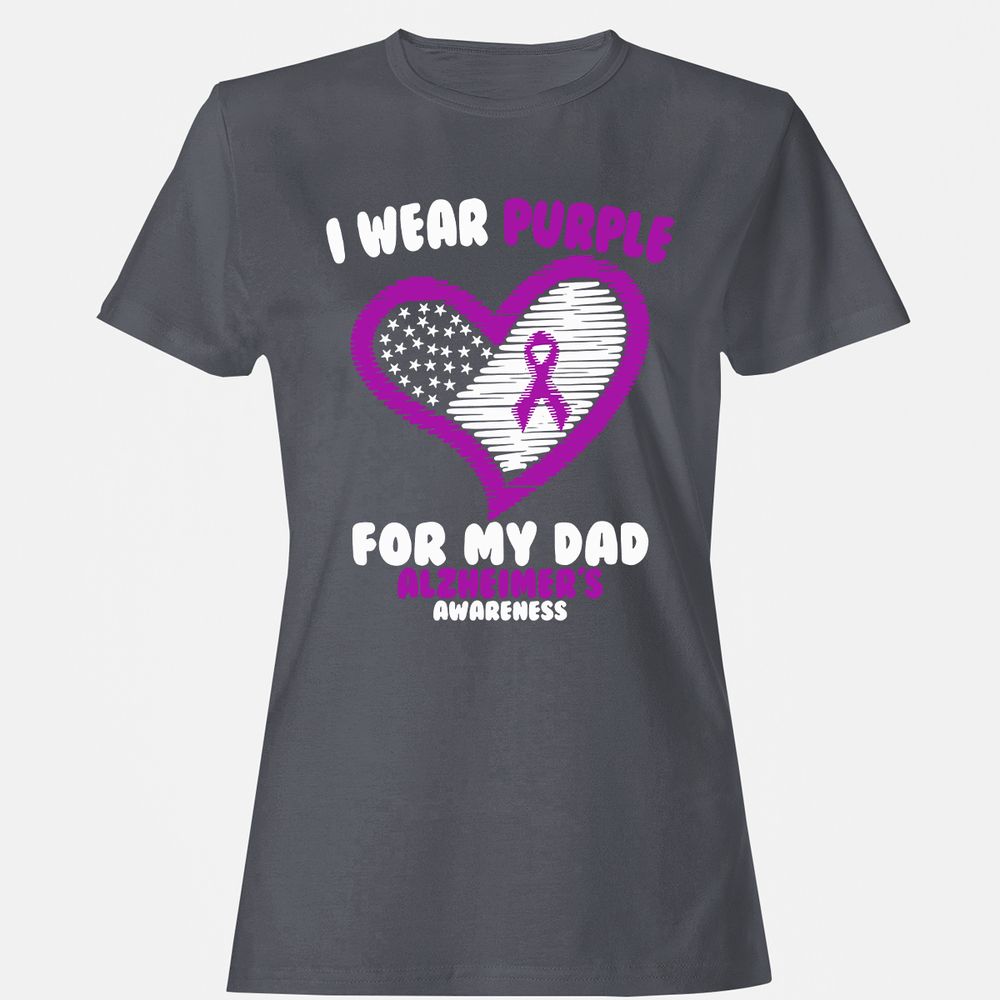 Women's T-Shirt - ZN7D8DSN - Dark Heather - 5