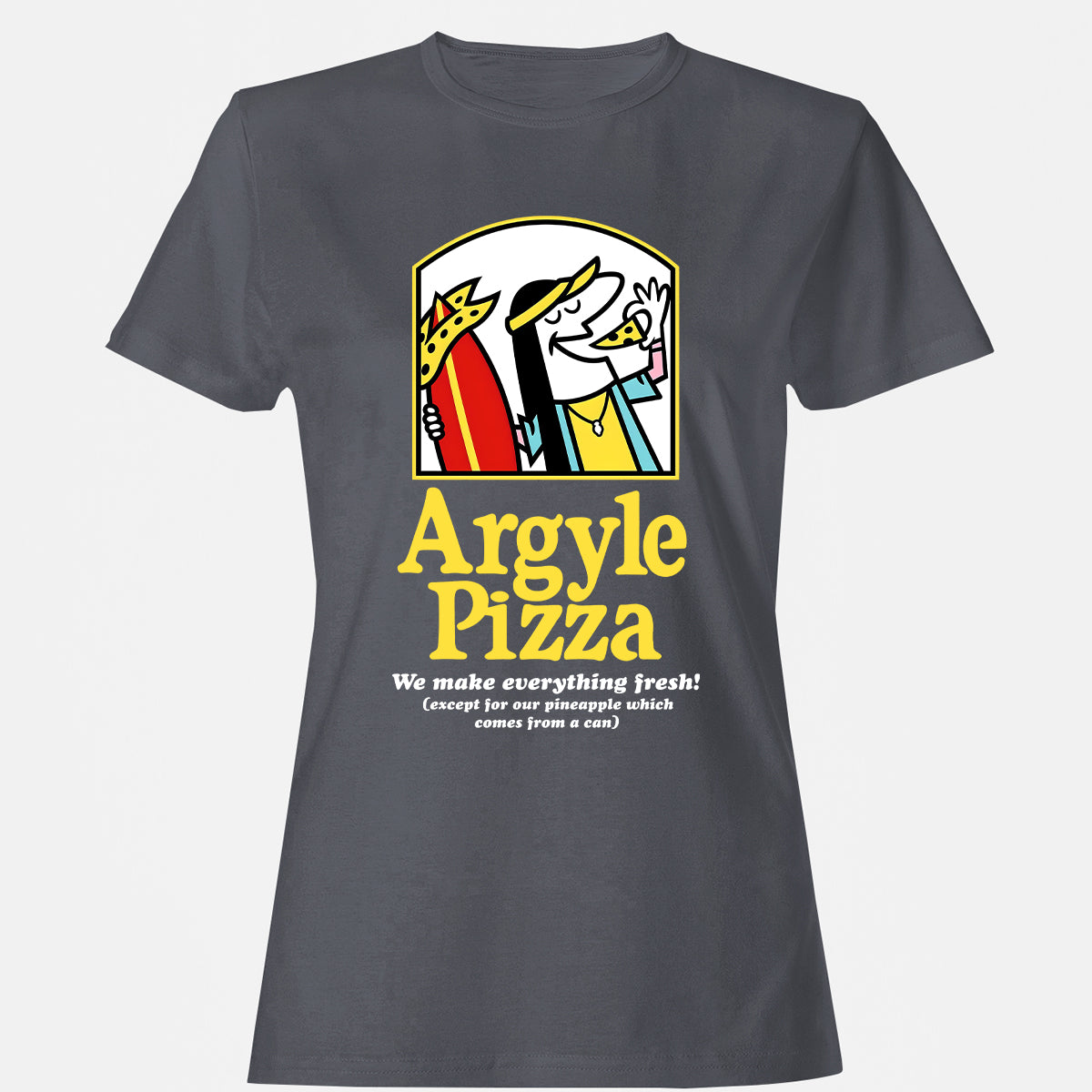 Women's T-Shirt - U27QBCG4 - Dark Heather - 5