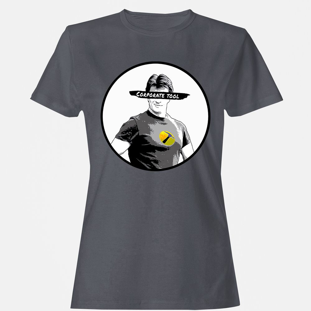 Women's T-Shirt - BQVJZKCU - Dark Heather - 5