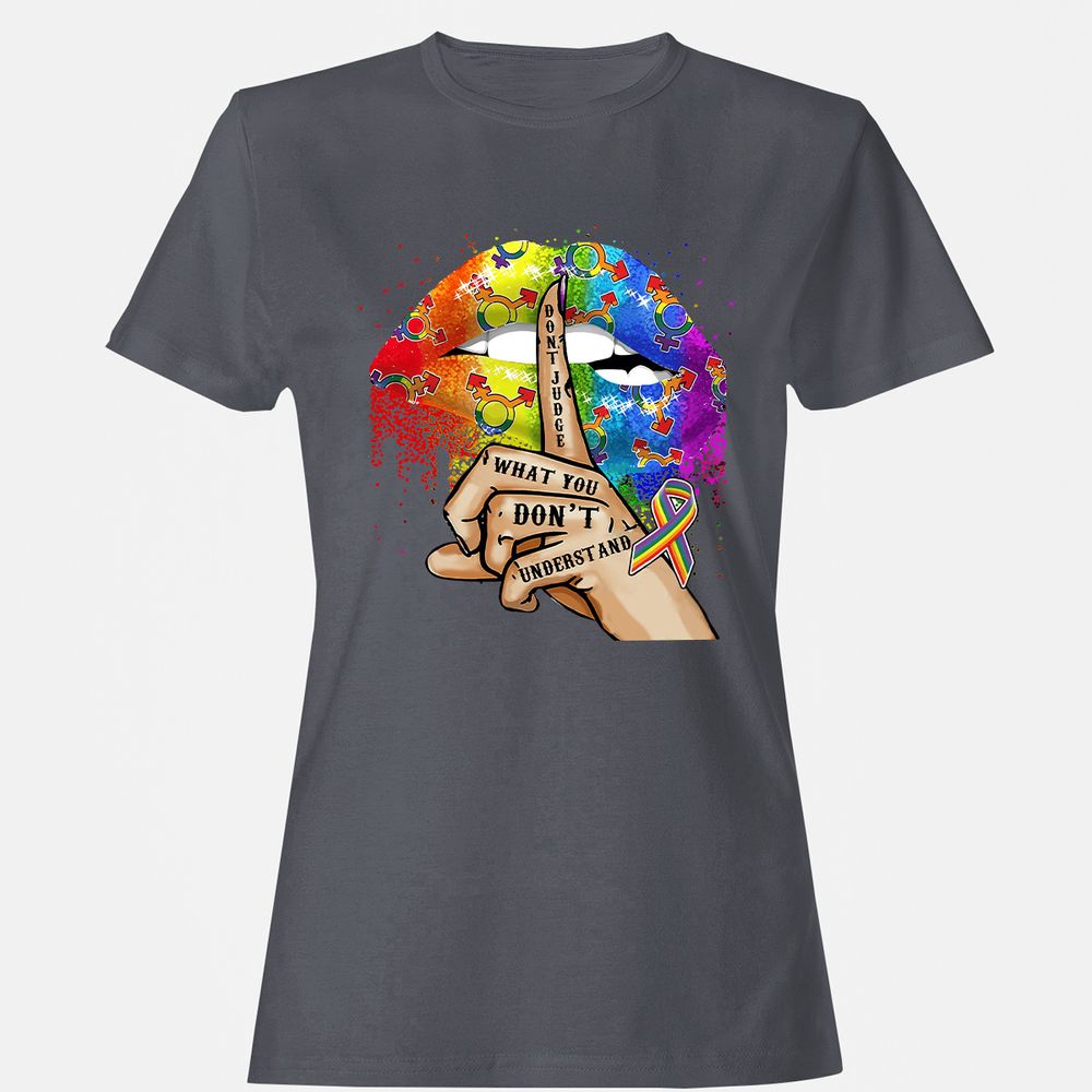 Women's T-Shirt - DZXF31GX - Dark Heather - 5