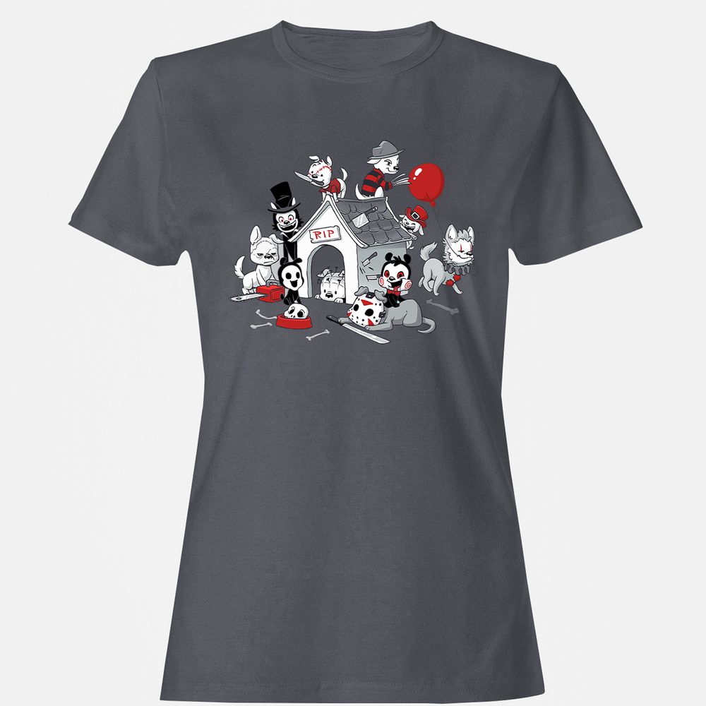 Women's T-Shirt - VL1QESMF - Dark Heather - 5