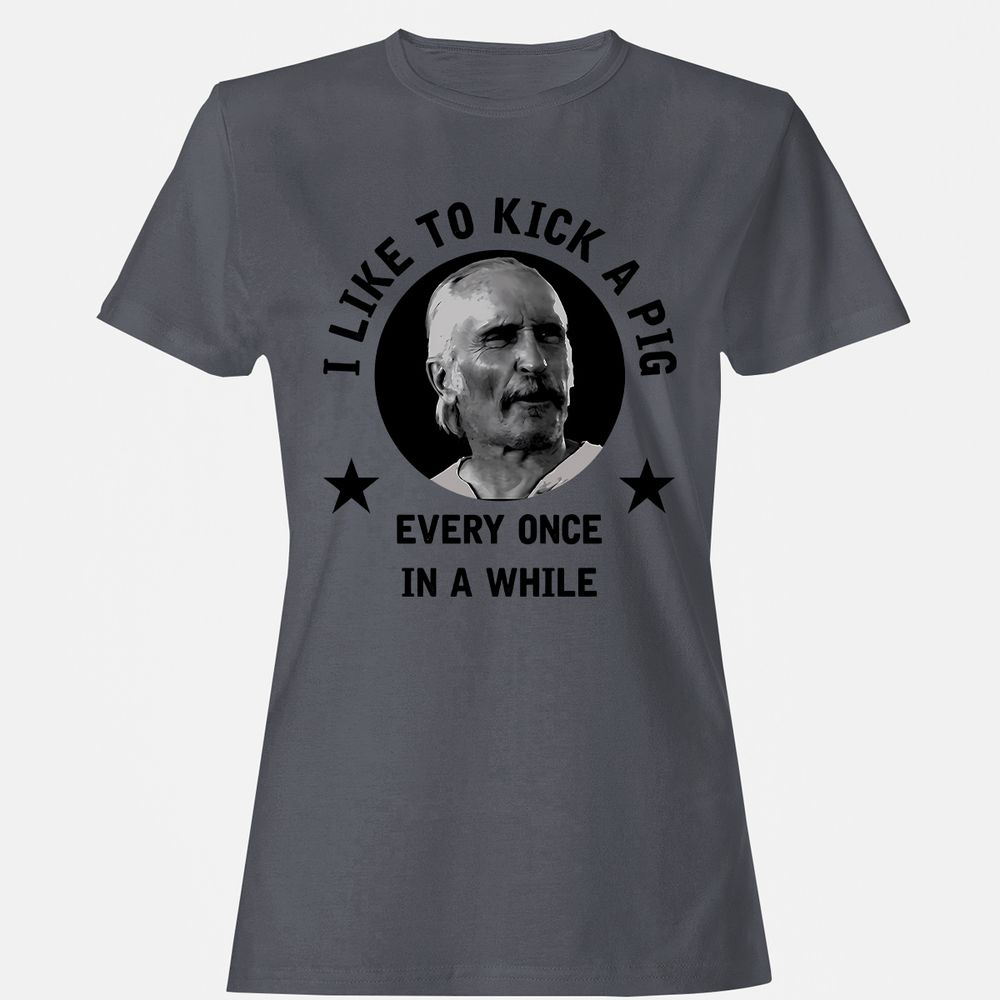 I like to kick a pig - Dark Heather - 5