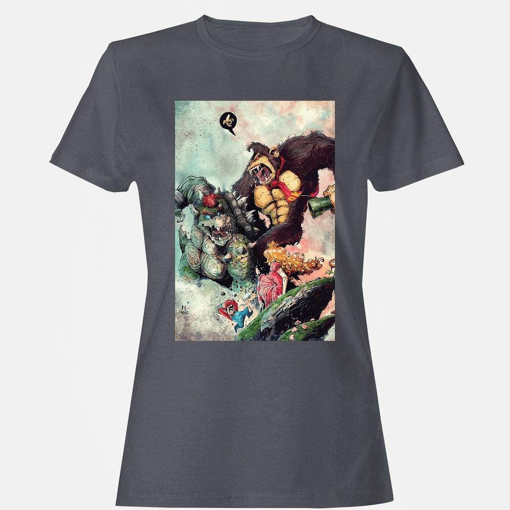 Women's T-Shirt - EUFUBV2Z - Dark Heather - 5