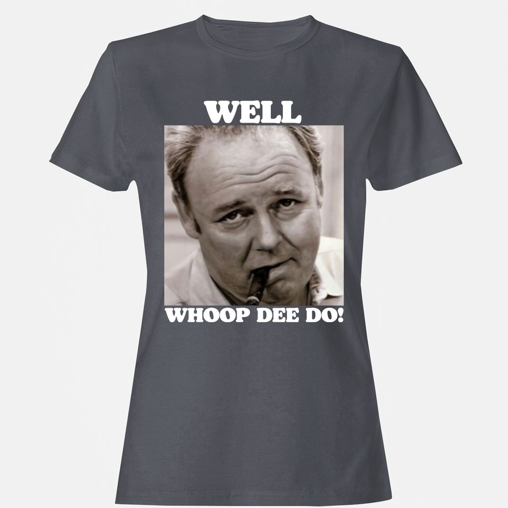 Funny 70s Tv Quote Whoop Dee Do - Dark Heather - 5