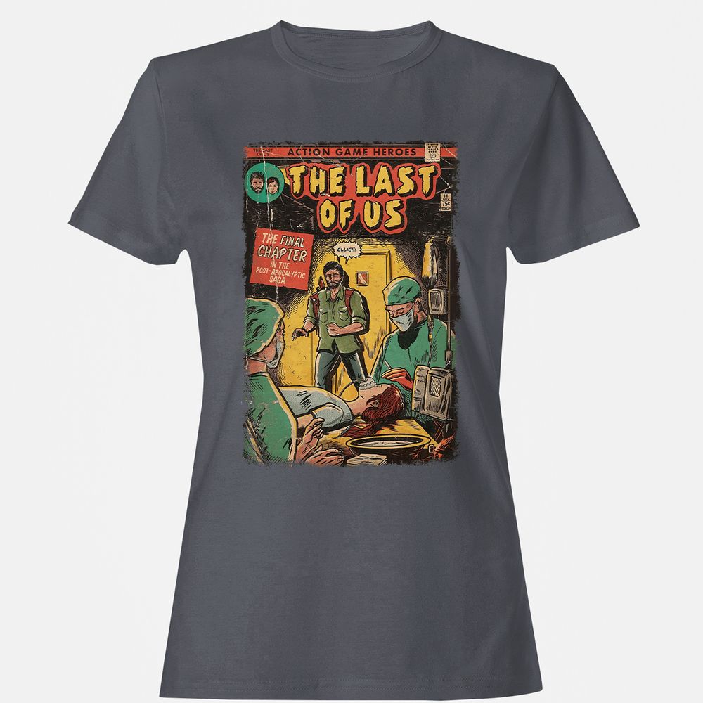 Women's T-Shirt - FTZN6LG3 - Dark Heather - 5