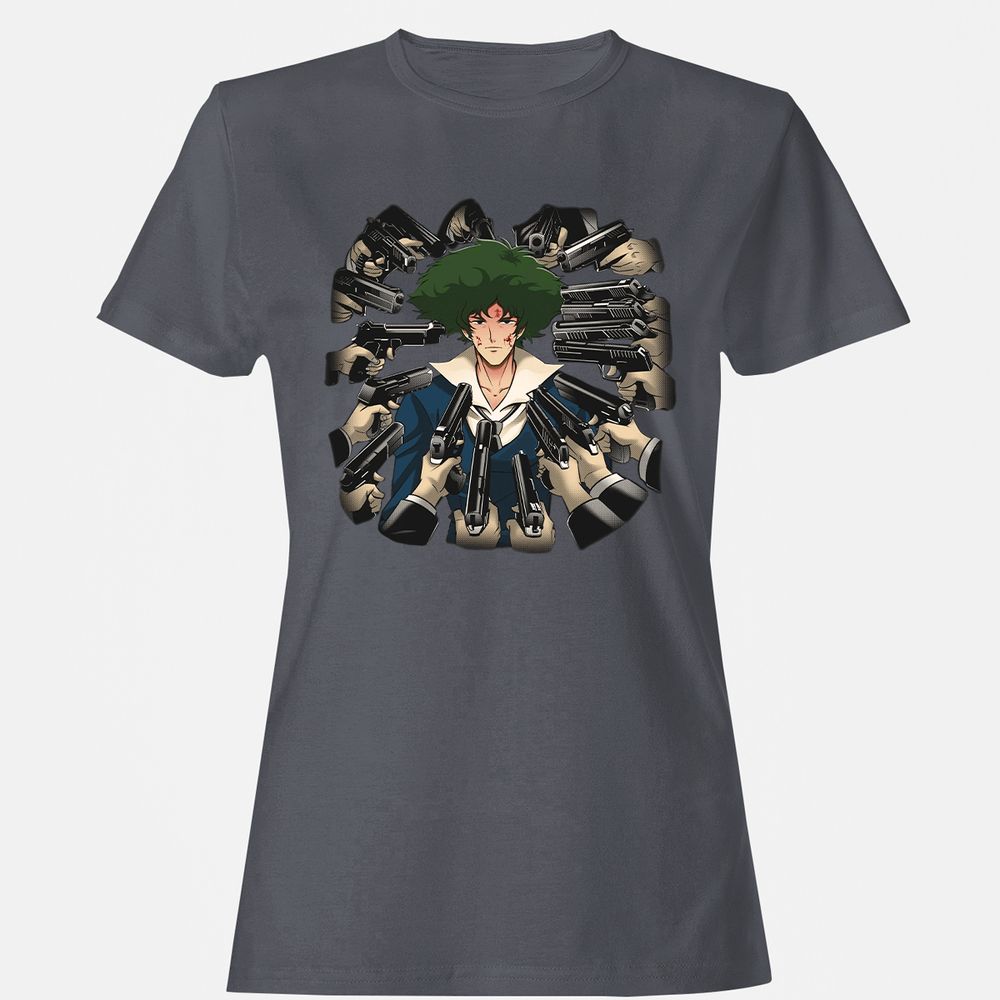 Women's T-Shirt - GQKZUUNY - Dark Heather - 5