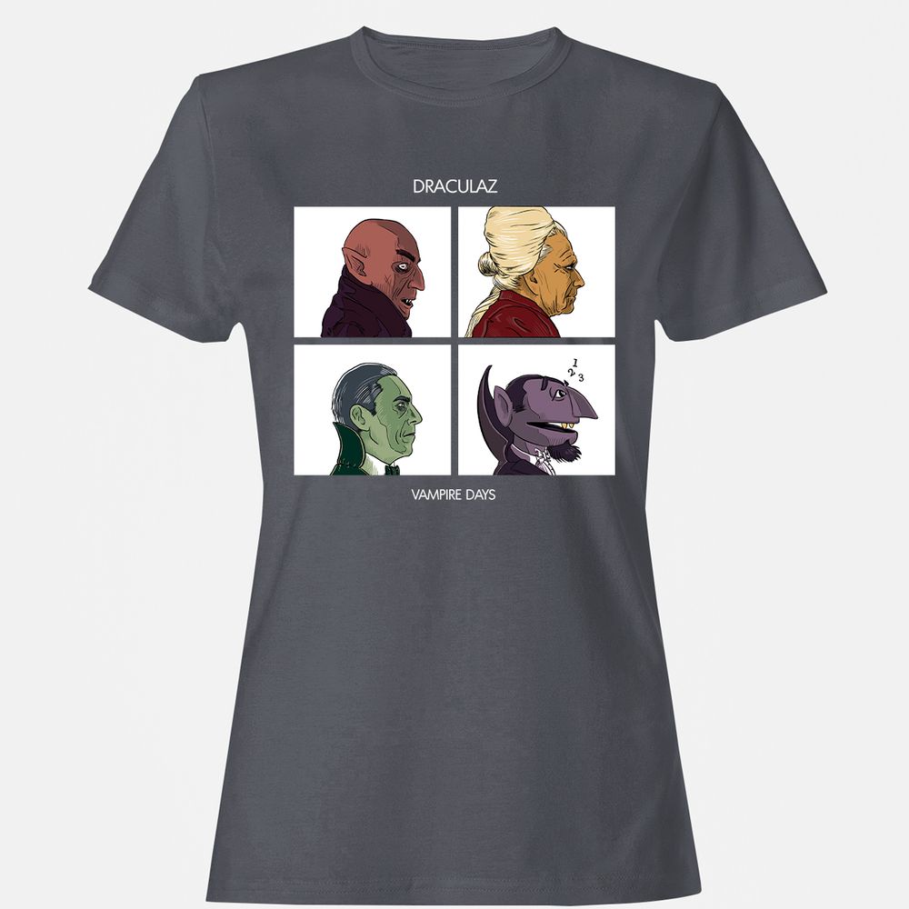 Women's T-Shirt - NZXBPR1K - Dark Heather - 5